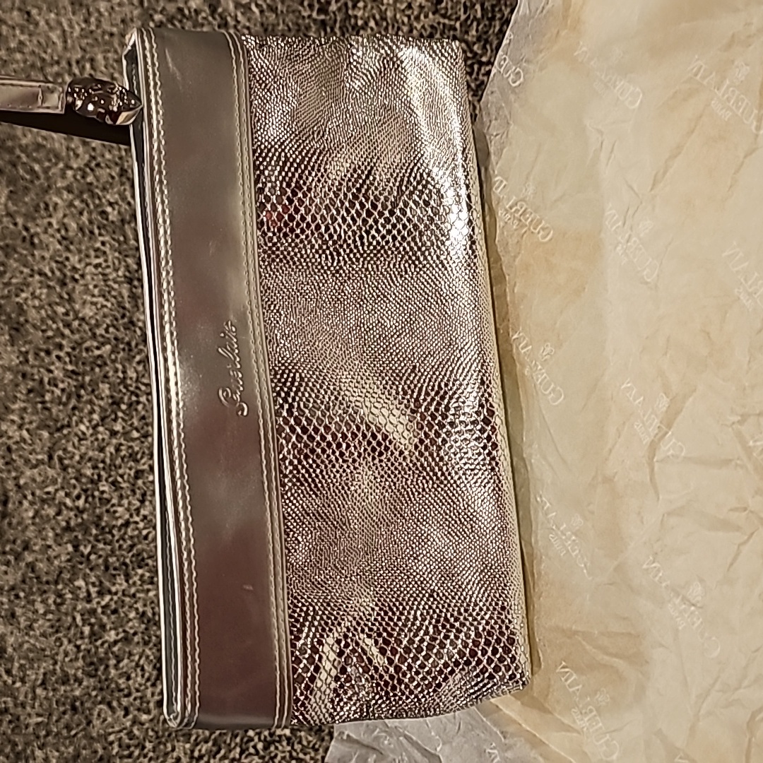 Nwt Guerlin Paris Silver Wristlet